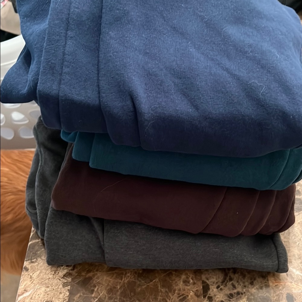 H&M Cozy Sweatshirt Bundle in Blue, Teal, Brown and Gray. **LIKE NEW**